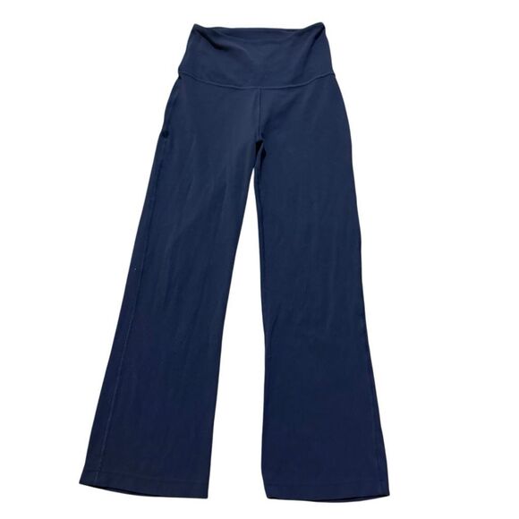 Lululemon navy blue Align High-Rise Straight Leg Crop Pants size 4 - Picture 3 of 5